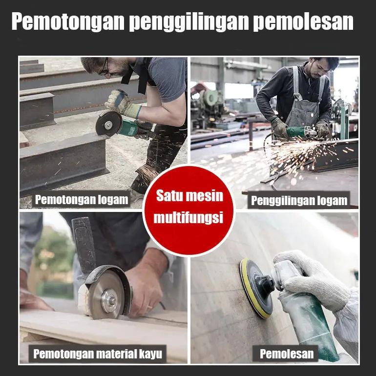 DISKON REAIM MESIN GERINDA TANGAN DAN MESIN BOR LISTRIK 13MM SET GERINDA DAN BOR PAKET BOR GERINDA B