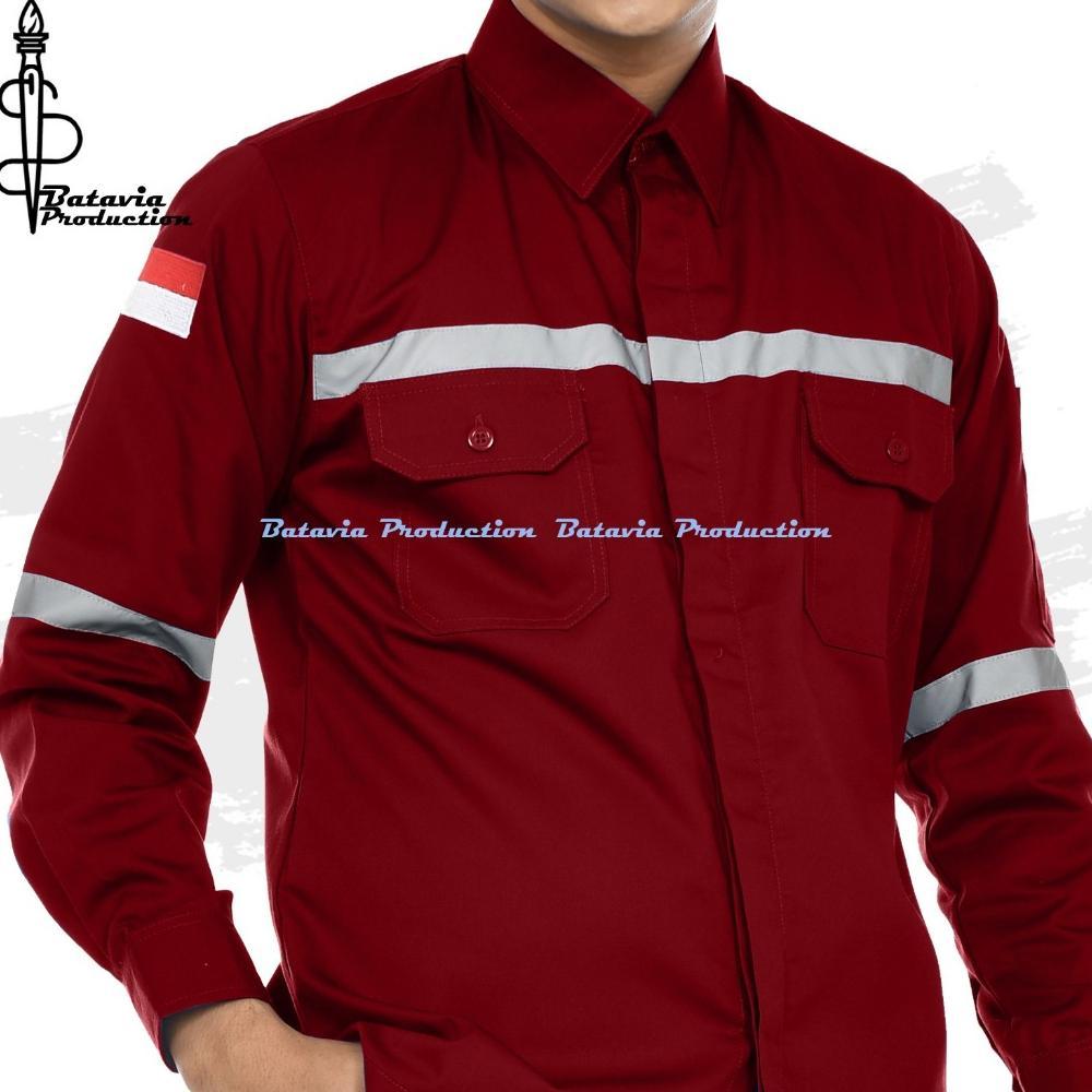 BEST SELLER WEARPACK SAFETY K3 PROYEK TAMBANG BAJU WERPAK KEMEJA SEFTI WERPACK SERAGAM KERJA LAPANGA