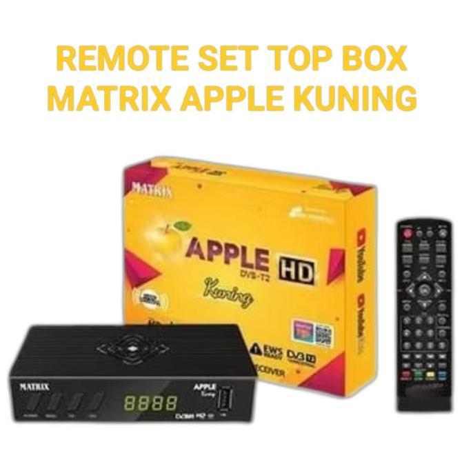 Ready remot set top box matrix apple kuning hd remote stb matrix burger stb Garuda biru