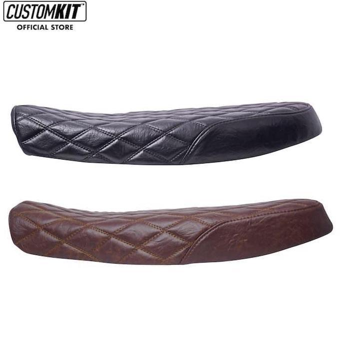 Jok Customkit Motif Diamond/Wajik Kawasaki W175
