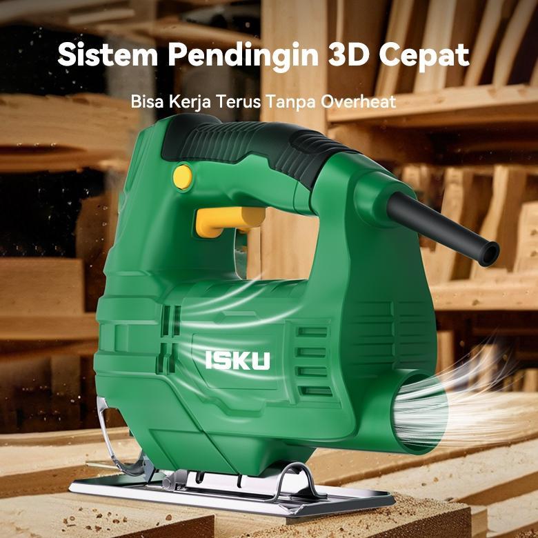 FREE ONGKIR [SET PERKAKAS KAYU ELEKTRIK]ISKU 1000W GERGAJI MULTIFUNGSI CIRCULAR SAW/BOR TANGAN LISTR