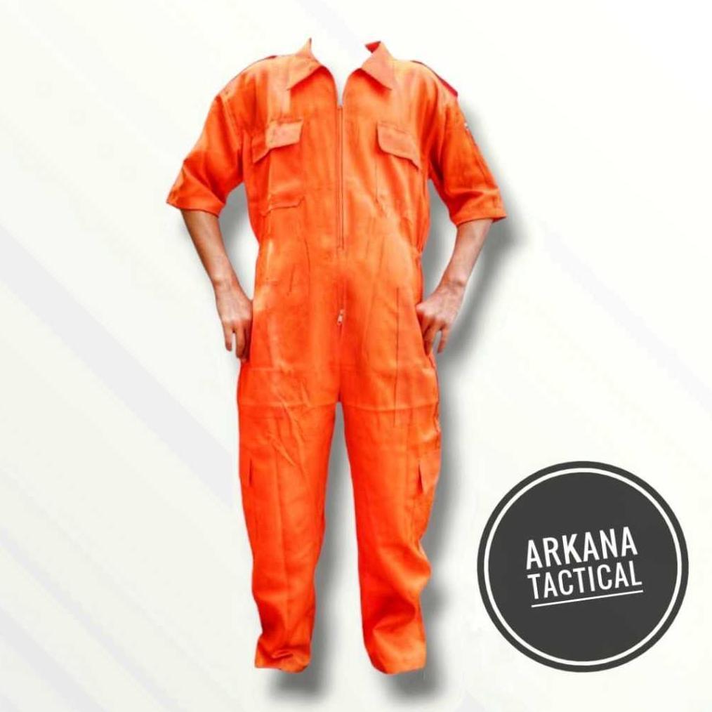 DISKON WEARPACK COVERALL LENGAN PENDEK KATELPAK BENGKEL PROYEK