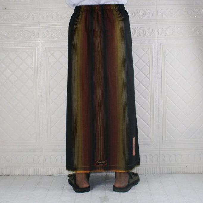 sarung instan/rok sapphire tumpal dewasa, remaja dan anak Muslim Hitam Santri Original