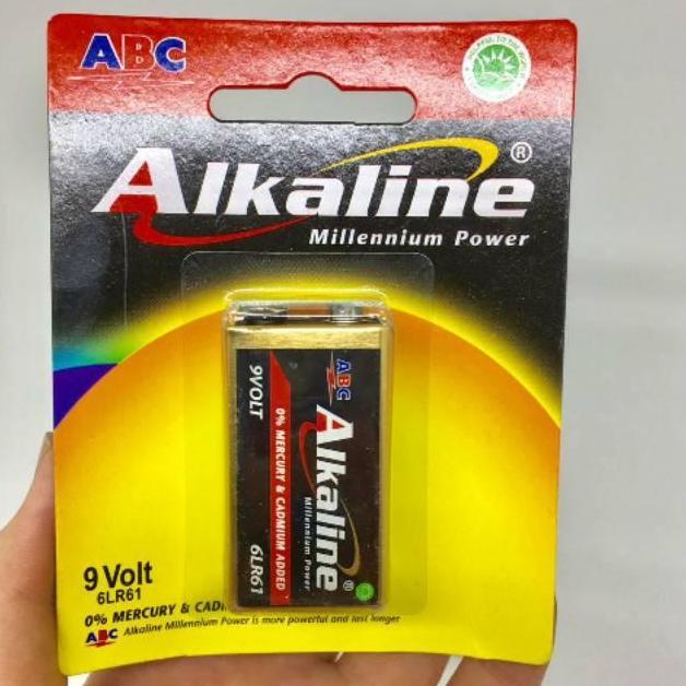 // BATERAI KOTAK 9V ABC ALKALINE / BATTERY 9 VOLT ''