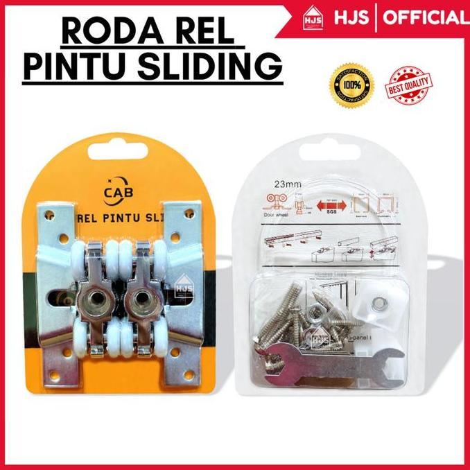 TOKOKU [HJS] Roda Pintu Sliding Geser / Wheel Sliding Door Set / Roda Pintu Geser