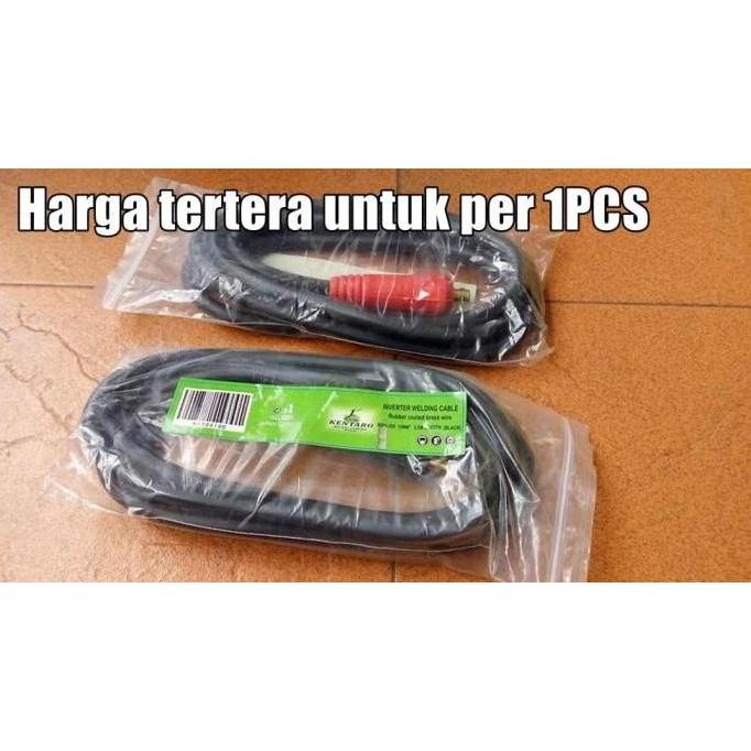 Kabel Las Inverter Listrik 2,5m Kentaro Set Kabel Lengkap Terminal