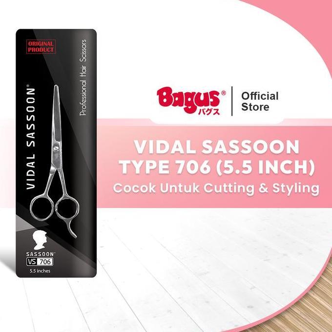 Vidal Sassoon Profesional Hair Scissors Vs-706  - Gunting Rambut Pasti Ori