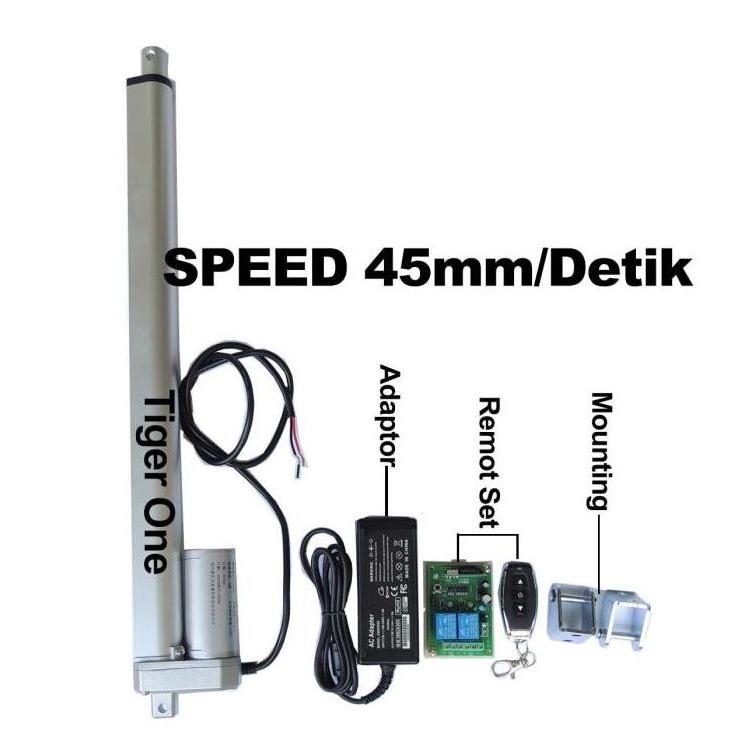 Kumau Aktuator, Actuator 24V Linear Aktuator, Linear Actuator 40Cm 200N