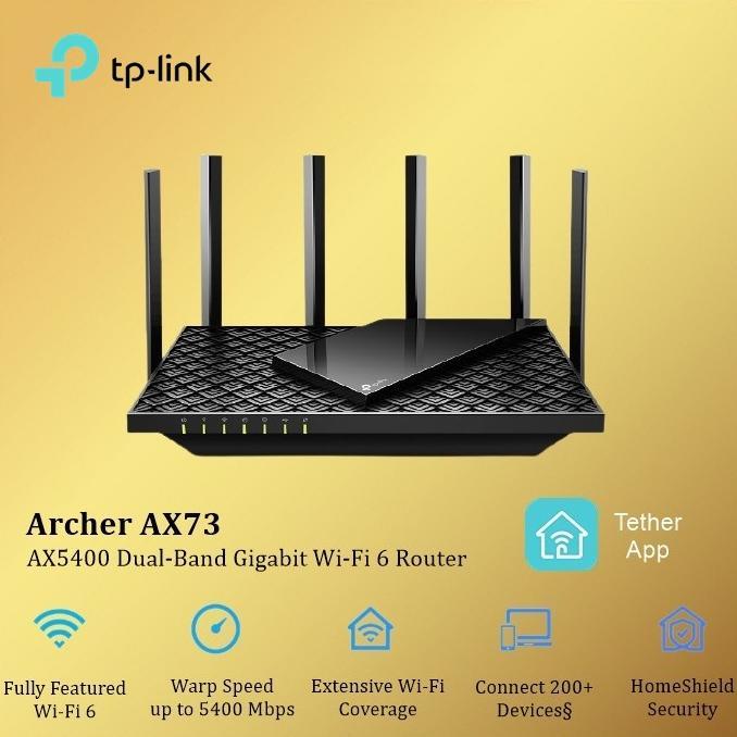 Tp-link Archer AX73 AX5400 Wifi 6 Wireless Router Tplink AX 73 AX 5400