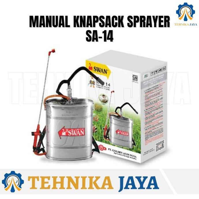 Alat Semprot Sprayer Swan SA-14 Tangki 14L stainless steel manual