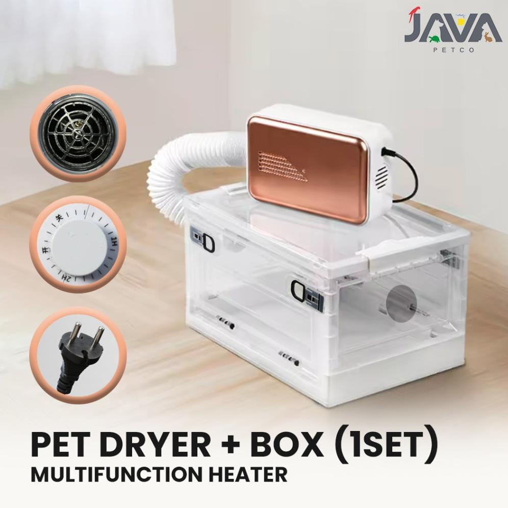 Pet Dryer Pet Dryer Box Pengering Bulu Kucing Anjing Hewan Peliharaan Pet Dryer Box Grooming Portabl