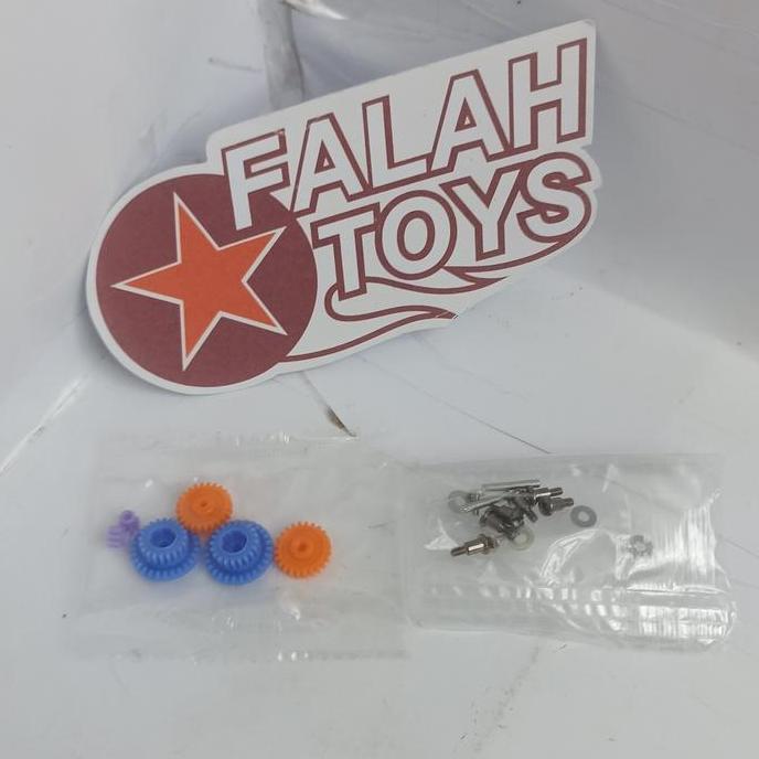 Tamiya Gear Set 4:1 (biru - orange) MA MS chassis + shaft, pinion dll