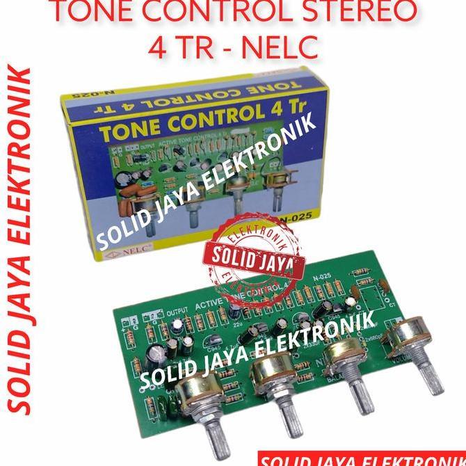 Tone Control Stereo 4Tr Hi Fi Kontrol 4 Potensio Transistor Nelc N025 Harga Spesial