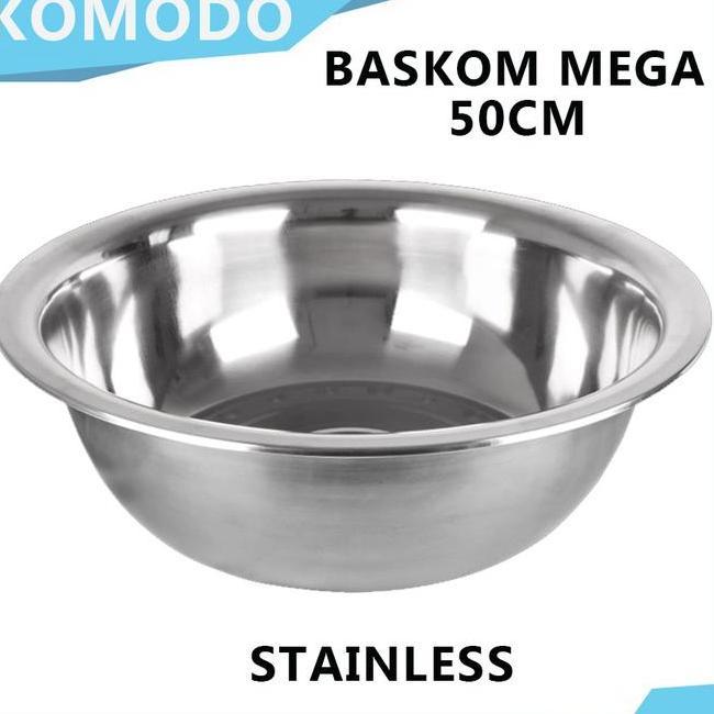 Baskom Stainless Besar Baskom Jumbo Baskom Mega Koo 50 Cm