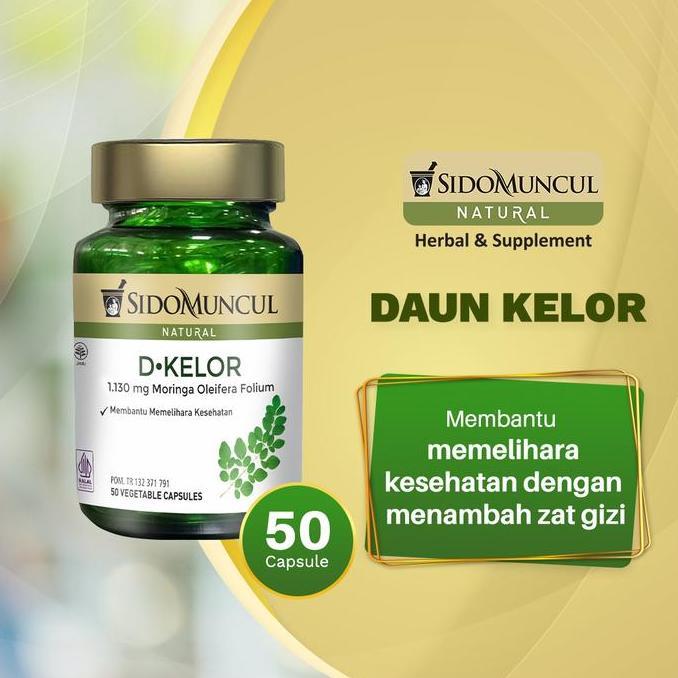 Sido Muncul Natural Sari Daun Kelor 50 Kapsul