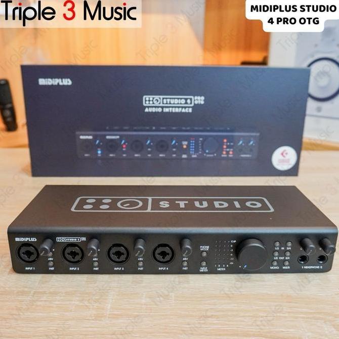 MIDIPLUS STUDIO 4 Soundcard Recording triple3music
