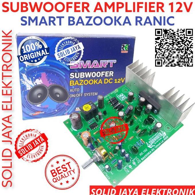 Kit Power Subwoofer Bazooka Dc 12V Auto On Off Smart Bass Ranic 677 Promo