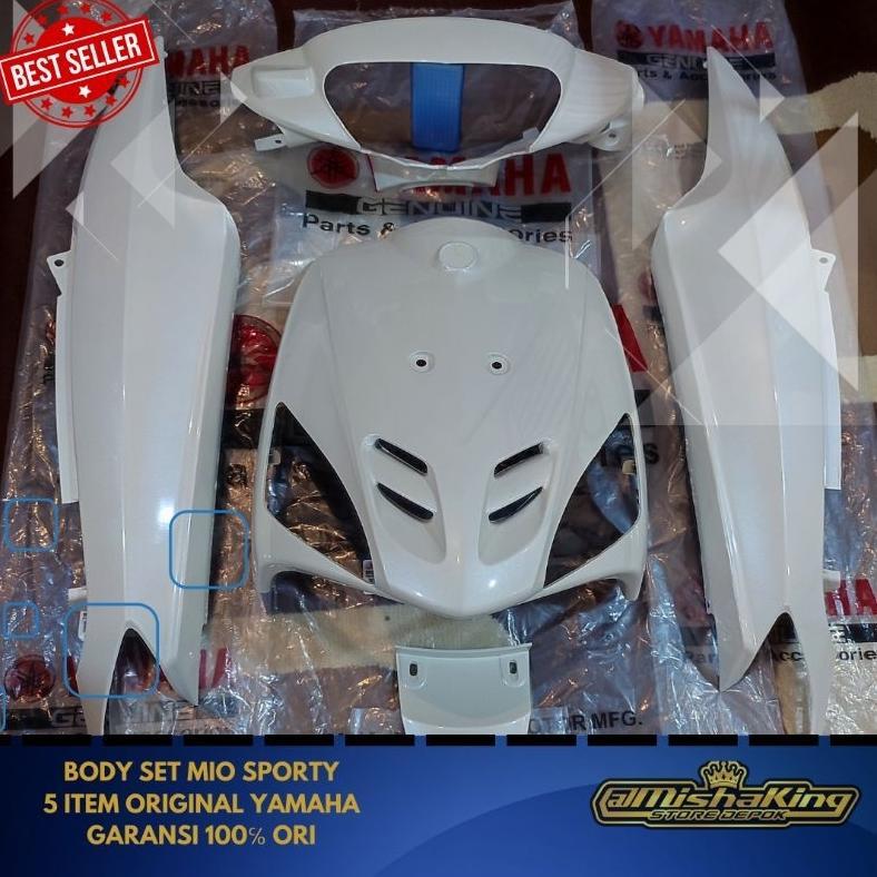 Body set mio sporty mio lama putih full set body alus mio lama original yamaha