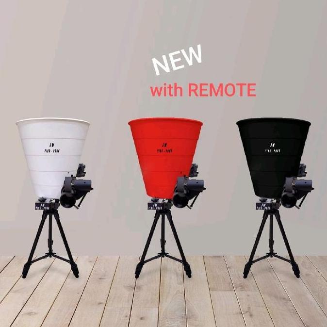 New Jw Robopong Robot Pingpong Pelontar Bola Tenis Meja Indoor Dengan Remote Control & 3 Pilihan War