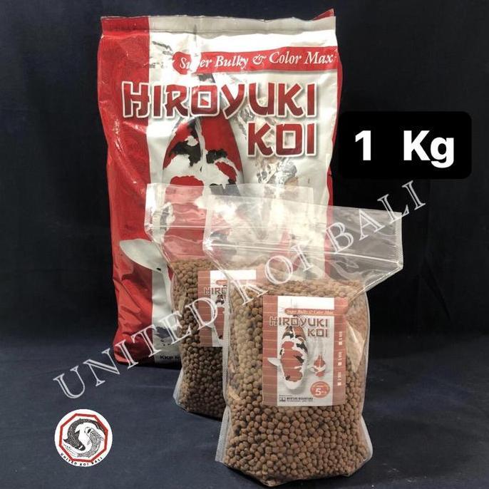 Pakan Ikan Koi ~ HIROYUKI MERAH SUPER BULKY & COLOR MAX REPACK