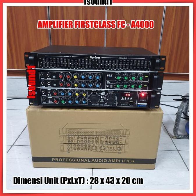 Power Mixer Amplifier Karaoke Firstclass Fc A4000 Fca4000 Promo