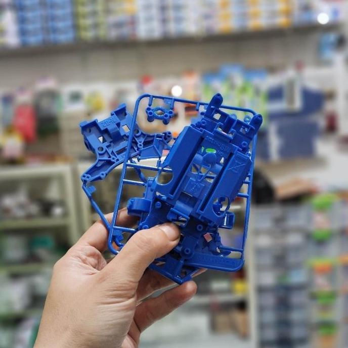 tamiya chassis ms pro biru blue fullset center nt gearbox original
