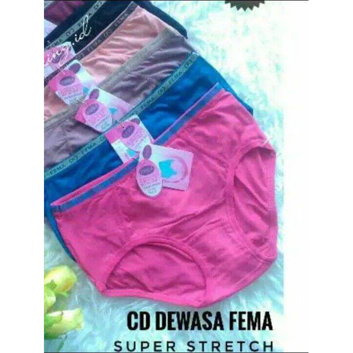 6 Pcs Celana Dalam Wanita Fema / CD Wanita / Celana Dalam Cewek / Celana Dalam Fema / Celana Dalam p