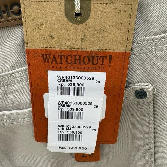 CELANA PENDEK MERK WATCHOUT CASUAL REGULER