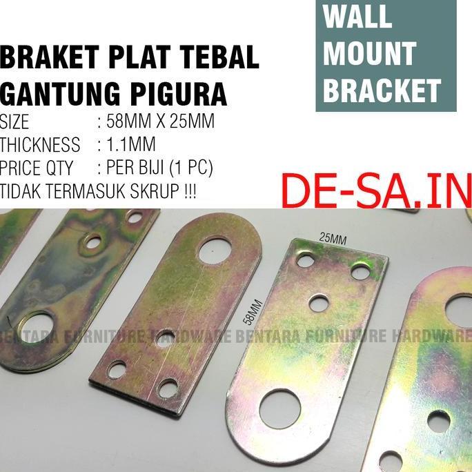 Bracket Braket Plat Gantungan Figura Foto