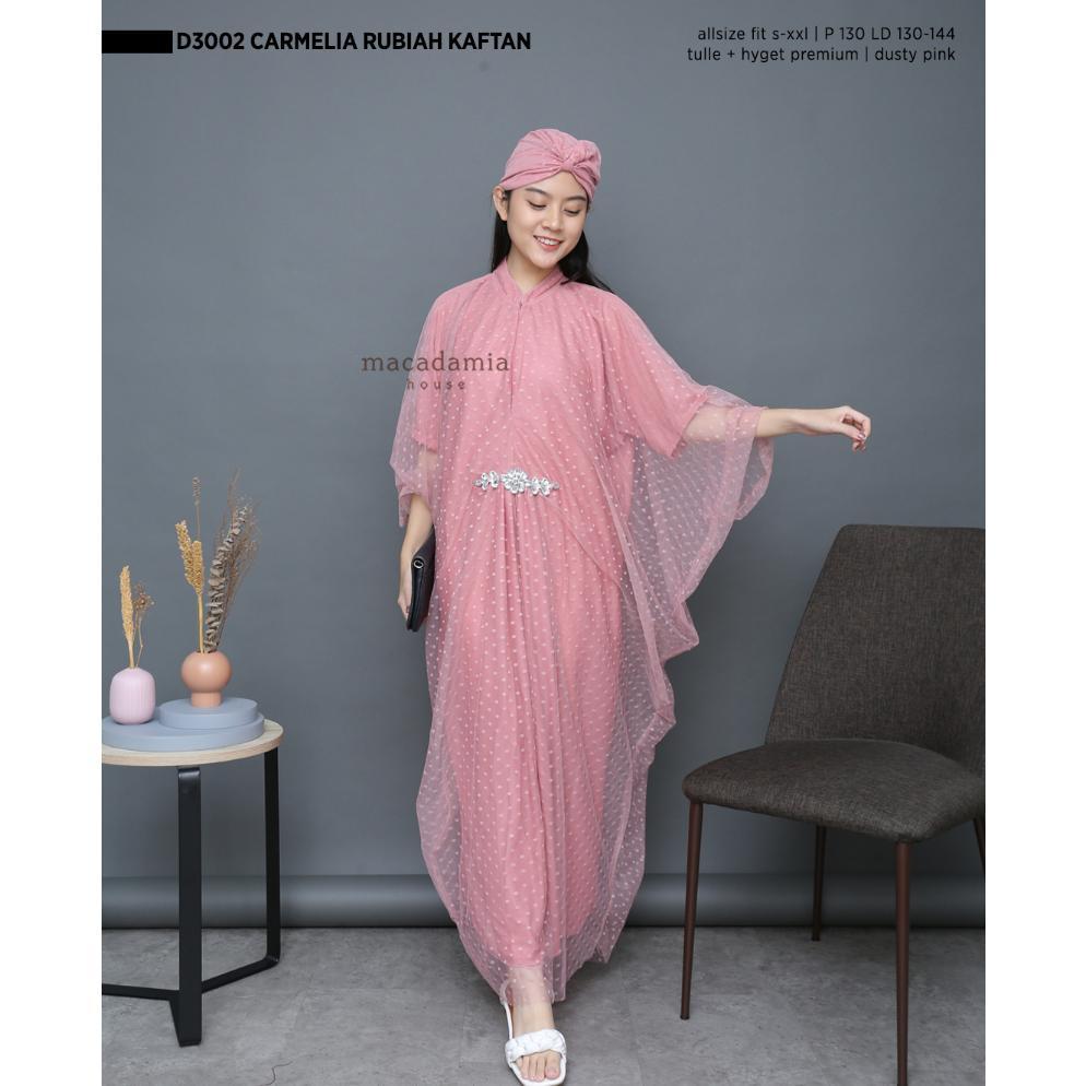 Macadamia House - D3002 Carmelia Rubiah Kaftan FREE TURBAN - MUSLIM RAMADHAN LEBARAN RAYA BUSUI BUMI