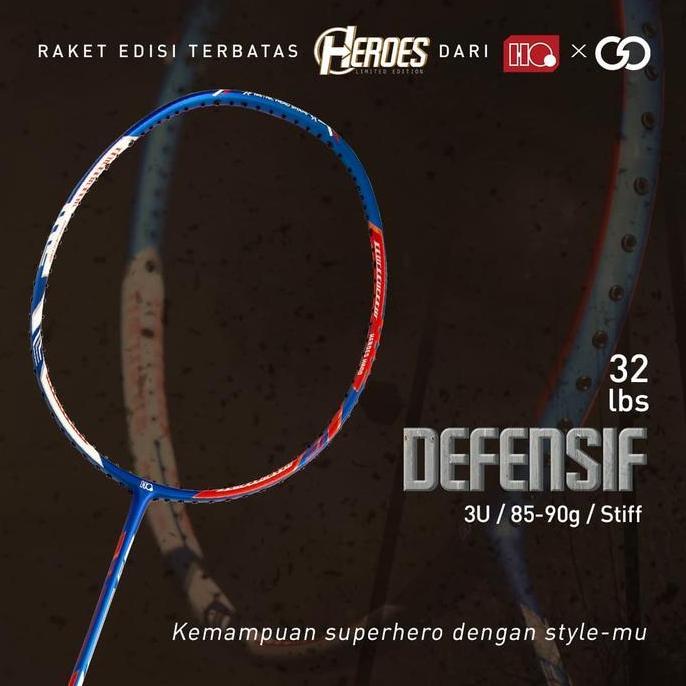 Limited Edition The Heroes Hi-Qua Vibranium Shield Raket Bulutangkis