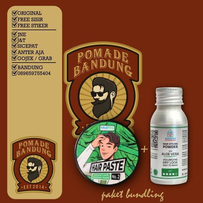 HAIRNERDS POWDER + HAIRNERDS PASTE NO 2 - BUNDLING HAIRNERDS