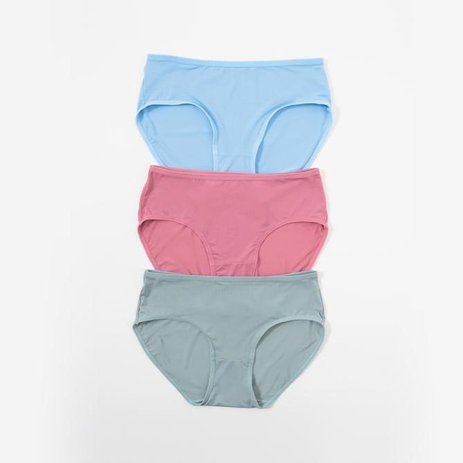 Young Curves Panty Pack Soft Mesh Midi C04-100689MIX
