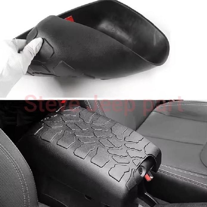 Cover center console box pad armrest Jeep Wrangler Rubicon JK