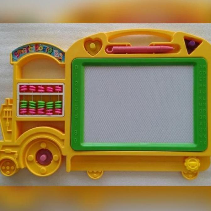 Ready Papan Tulis Magnet & Sempoa - Papan Tulis Kereta Api Anak murah