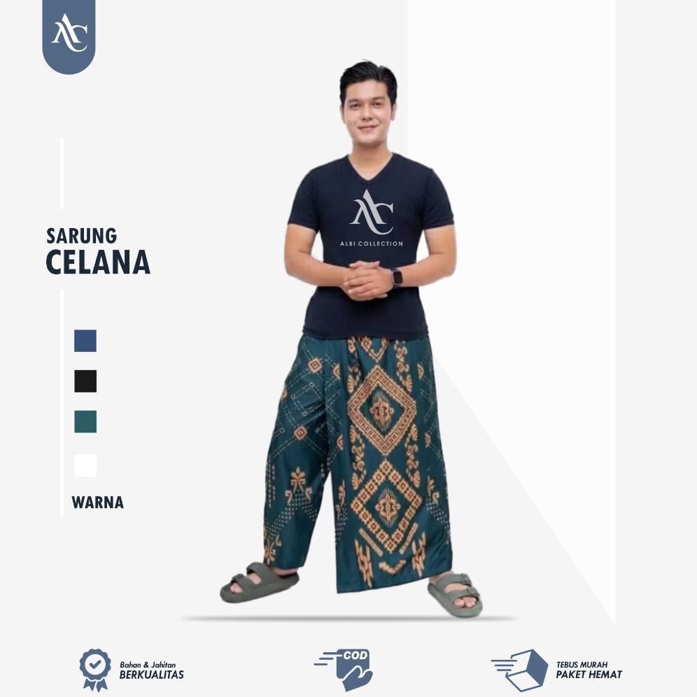 TERBARU SARUNG CELANA DEWASA 100 dapat3pcs santri/santriwati  Sarung Instan Dewasa Sarung Batik Pria