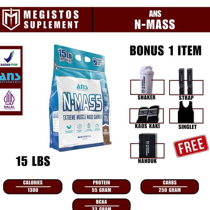 ANS N MASS Gainer 15Lbs - Milk Chocolate