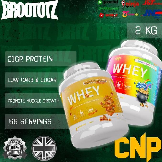 CNP Whey Protein Shake Powder 66 Servings 2kg Premium Whey Protein Susu Gym Susu Kebugaran Susu Olah