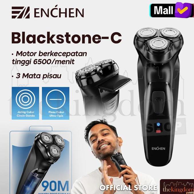 Enchen Blackstone-C Electric Shaver Alat Cukur Kumis Jenggot Pencukur Elektrik Trimmer Beard Saver P