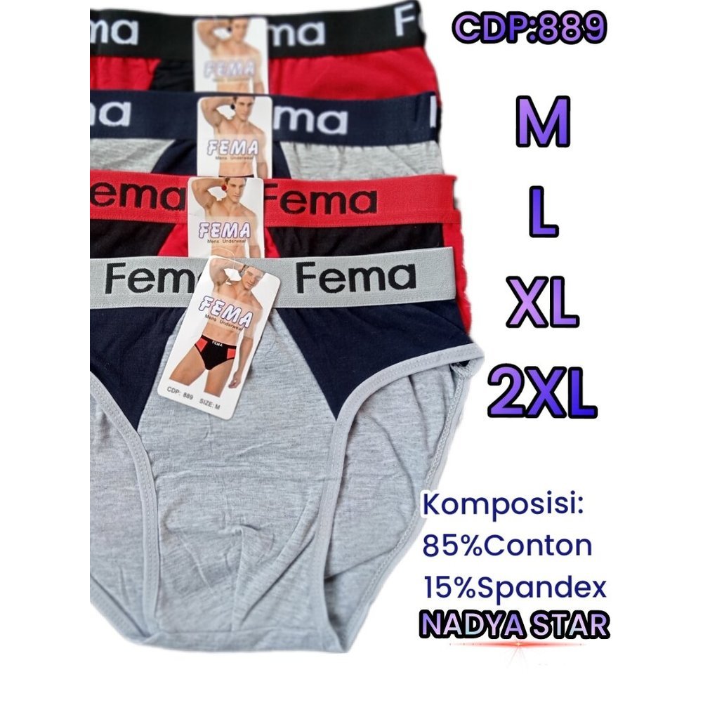 Celana dalam pria Fema Cd pria fema 1pcs