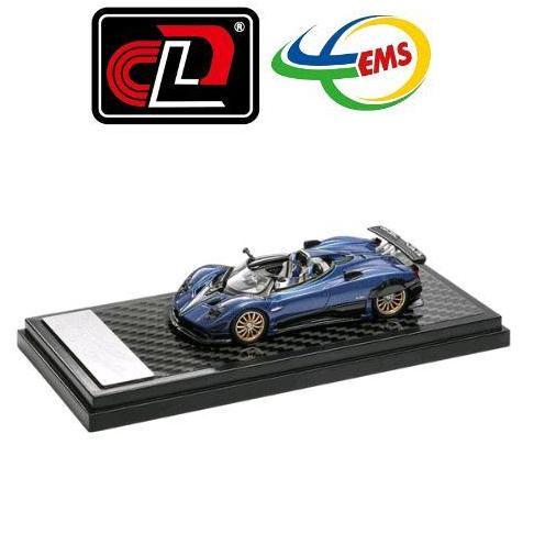LCD64018-CBU - LCD MODELS 1/64 Pagani Zonda HP Barchetta Carbon Blue