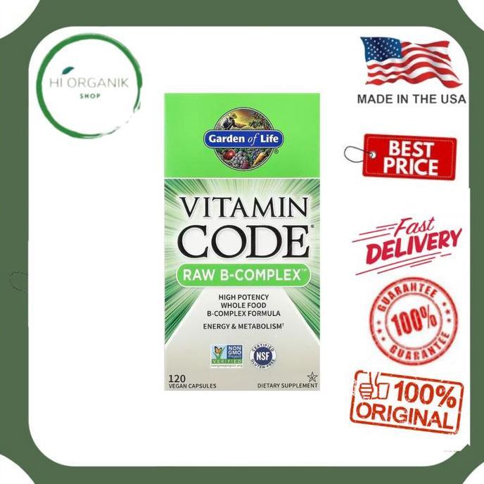 Garden of Life Vitamin Code Raw B Complex B- complex / Vitamin B Complex