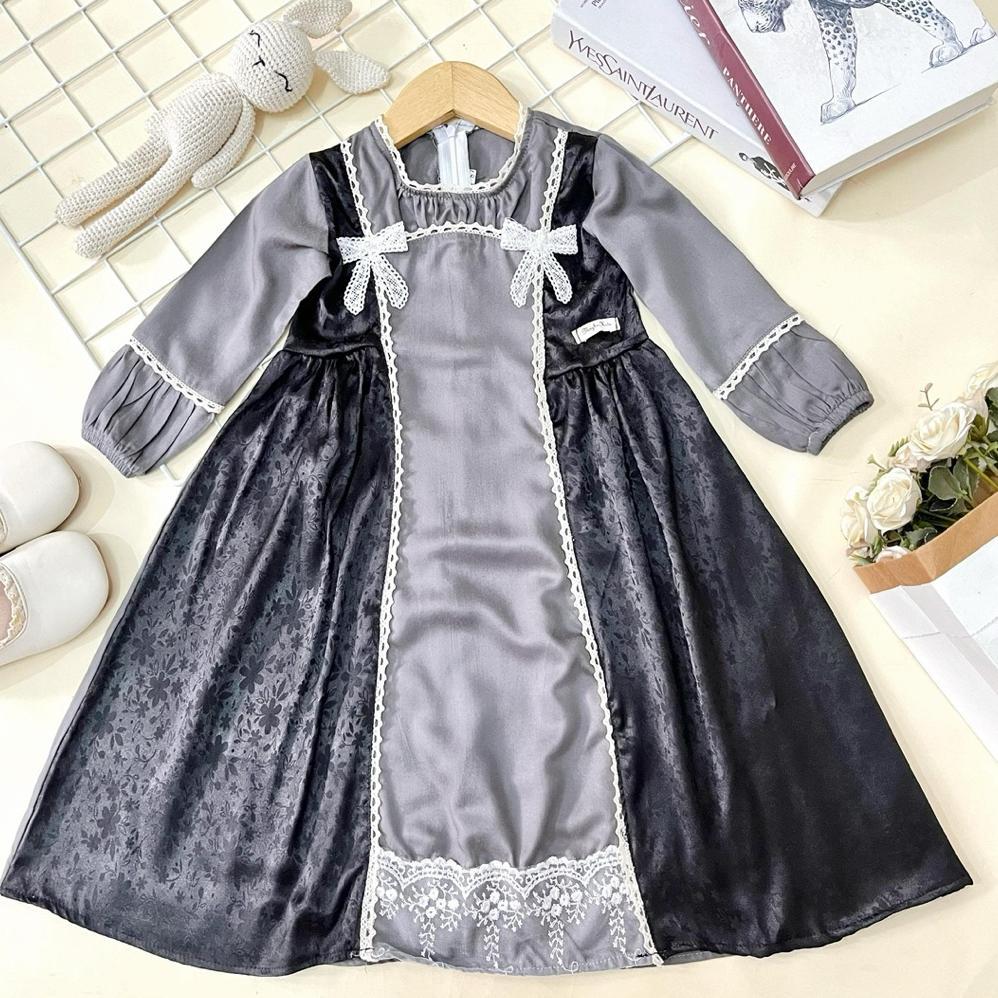 Wajib Punya Gamis Anak Akleema By Mybee Usia 2-8 Tahun - Long Dress Anak Perempuan - Gamis Lebaran 2