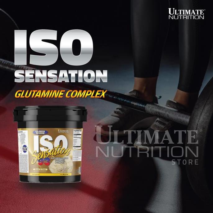 Ultimate Nutrition ISO Sensation suplemen fitness / suplemen gym / suplemen protein penambah massa o