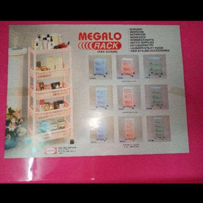 RAK SALON SUSUN 4 RODA / RAK SERBAGUNA / KERANJANG SUSUN/ TEMPAT SURAT