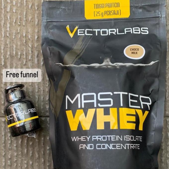 Master whey 1400 gram susu fitness protein vectorlabs suplemen gym