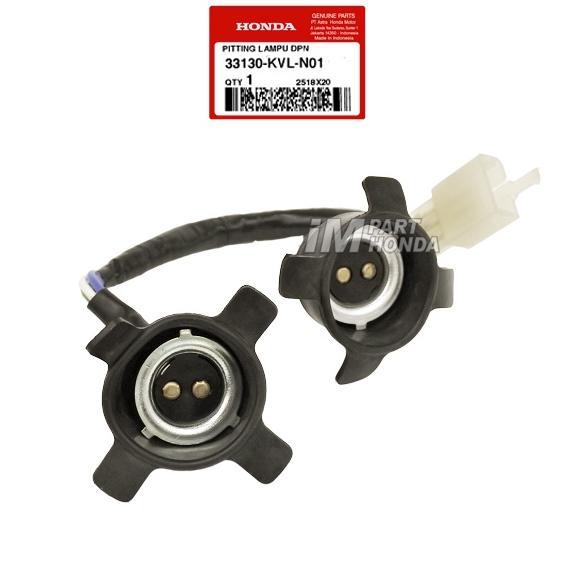 33130-Kvl-N01 Socket Cop Pitting Lampu Depan Supra X 125 Batman 2007 - 2013