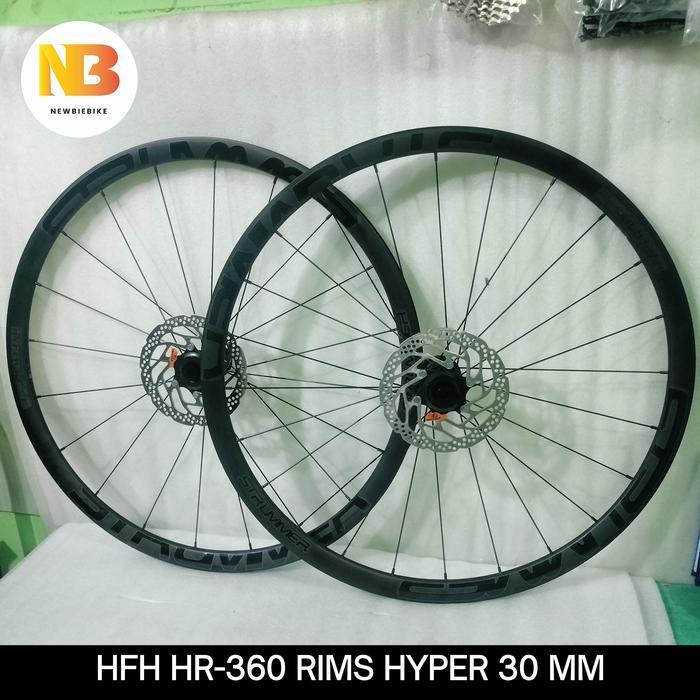 Wheelset Strummer 700c discbrake sepeda Gravel roadbike profil 30 mm