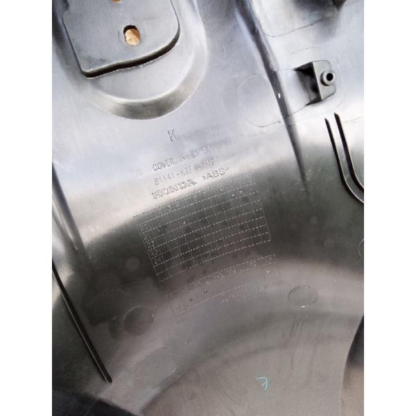 COVER FRONT PANEL TAMENG HITAM BODY DEPAN SCOOPY NEW ESP PRESTIGE SPORTY FASHION BLACK K2F 2021 2022