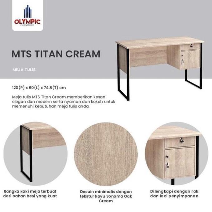Meja tulis olimpic kaki besi
